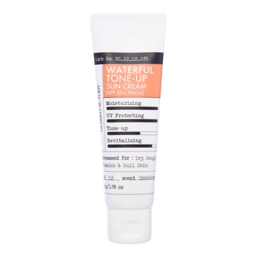 Крем DERMA Factory Увлажн. вырав тон солнц WATERFUL TONE UP SUN CREAM Spf 50+, 50 г 069811  СК05.27