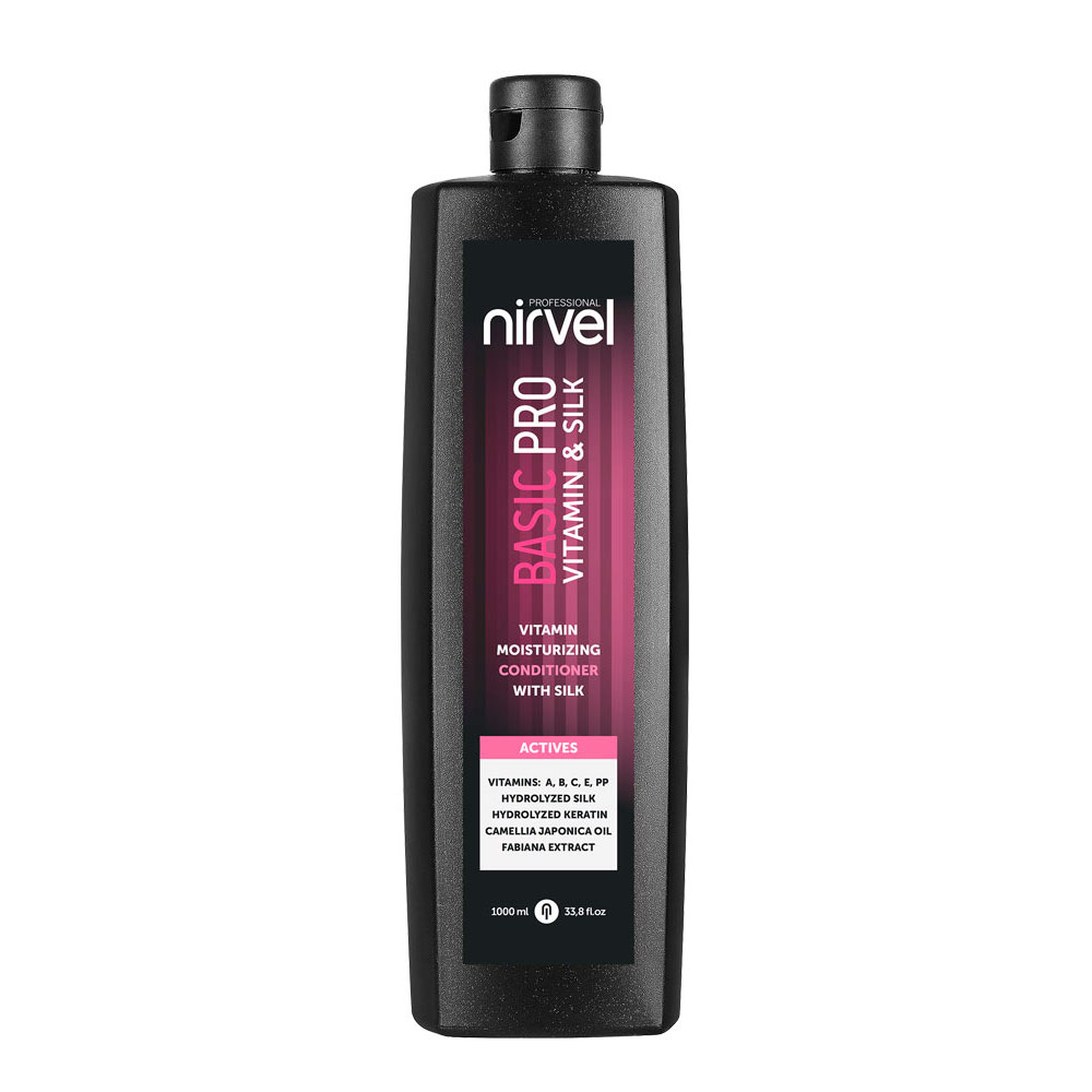 Кондиционер NIRVEL Увлажн с вит и шелк Vitamin moisturizing shampoo with silk Basic PRO 1 л  7606