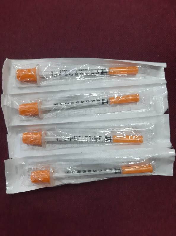 Шприц инсул 0,5 мл U-100 (3-х) интегрир.игла 30G (0,3х8 мм) Vogt Medical Германия 1310197