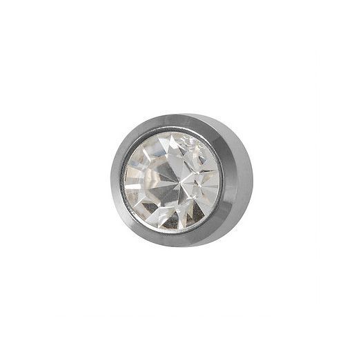 Серьги  завальц. мини   хрусталь M204 б/п