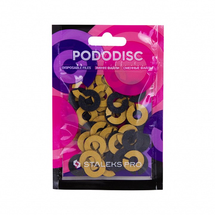 Сменные файлы-кольцо д/педик. диска PODODISC STALEKS PRO L  80 грит (50 шт) Распродажа