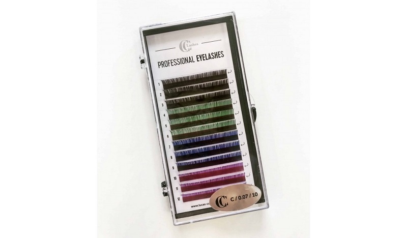 Ресницы CC Lashes C/0.10/12, color mix (цветные) 00441 РАСПРОДАЖА!!!